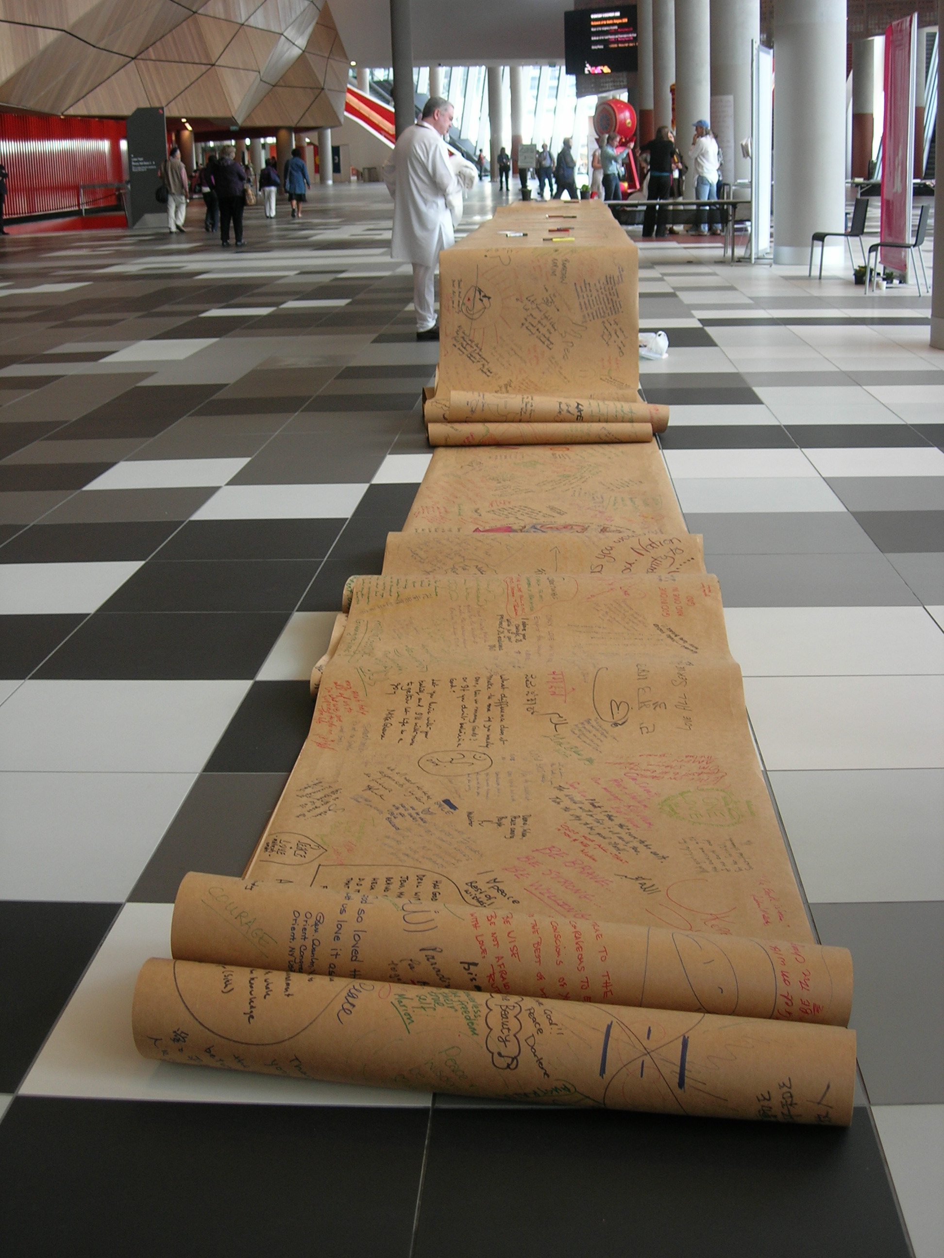 60metre_Scroll_Messages_to_Copenhagen_from_PWR