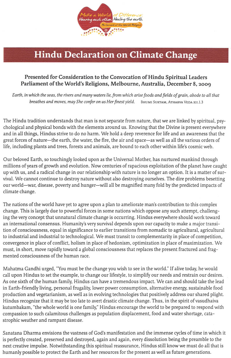 Hindu_Declaration_on_Climate_Change_2009