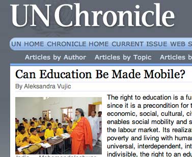 un.org - Can Education Be Made Mobile?