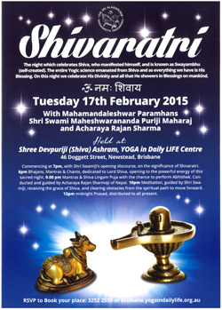 Shivaratri Satsang in Brisbane, Australia