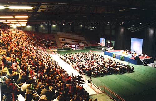 Public lecture in Zagreb\'s Dome of Sports