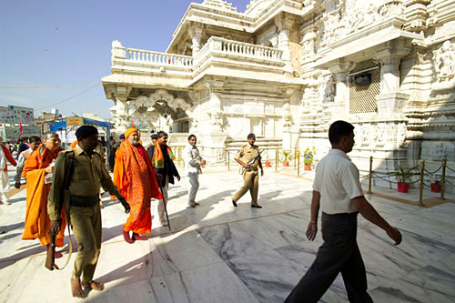 Maa Ambaji\'s temple (incarnation of Divine Mother) in Gujarat (photo: Swami Chidanand)