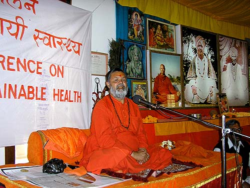 His Holiness Swamiji on the Conference