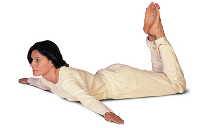 lying abdominal stretch