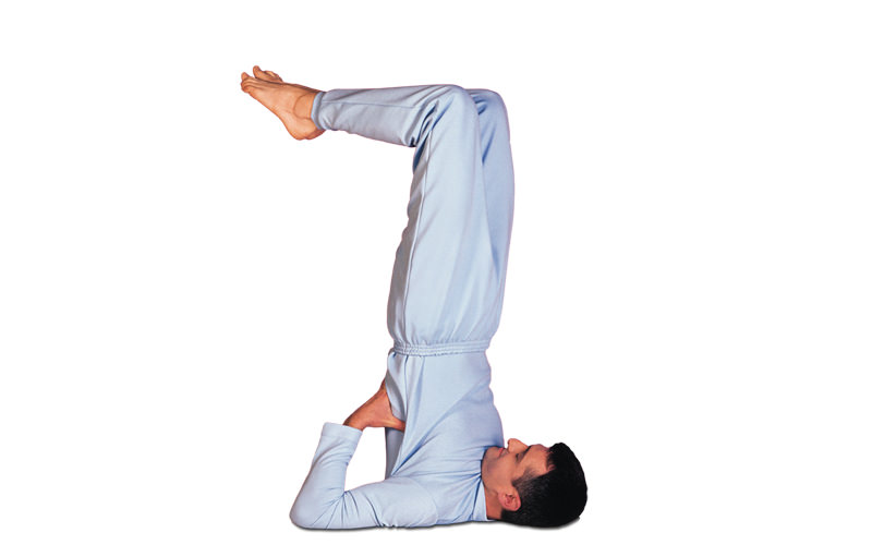 The Shoulder Stand (Sarvangasana) Pose and Modifications